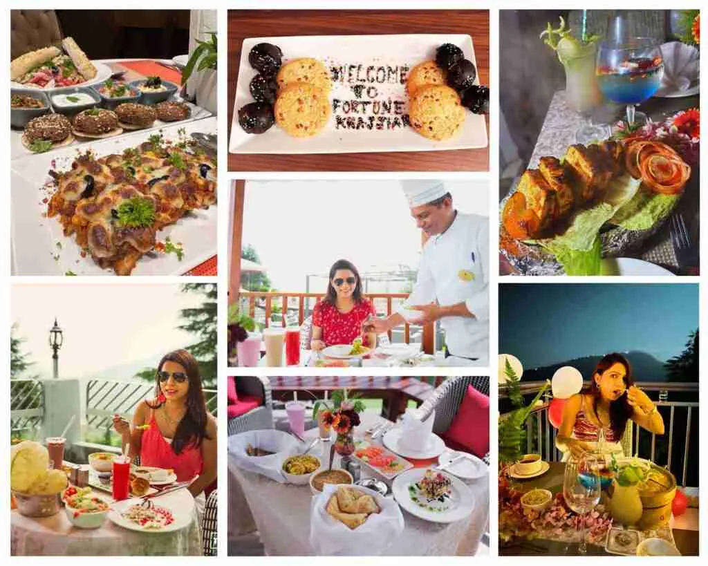The food served at Fortune Park Khajjiar is outstanding