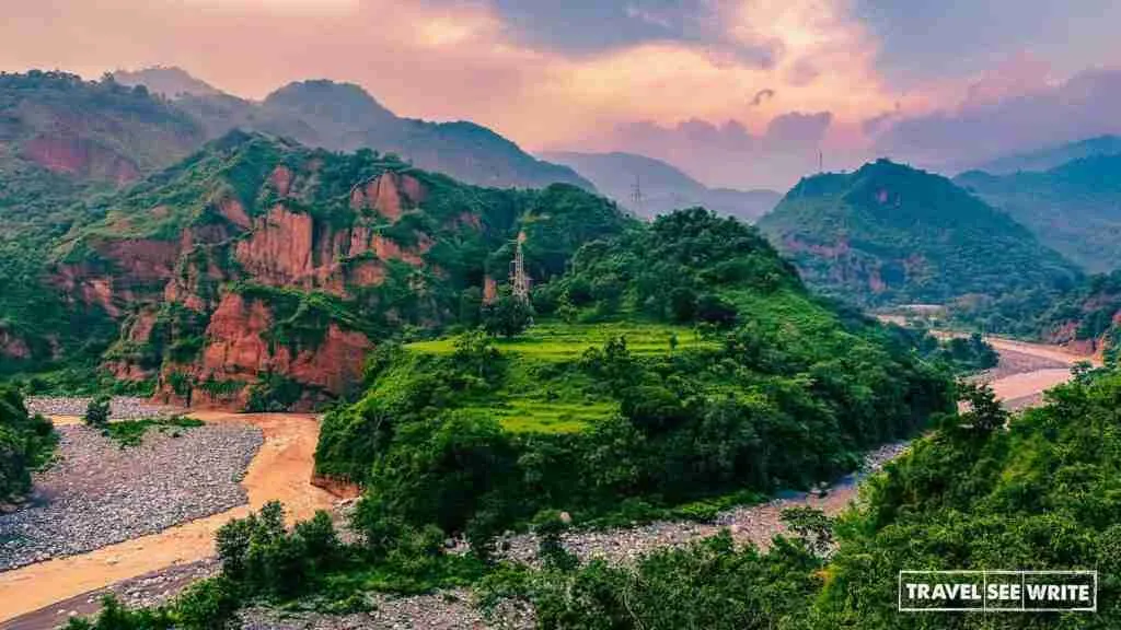 Dharamshala to Dalhousie on the way scenery, Himachal Pradesh