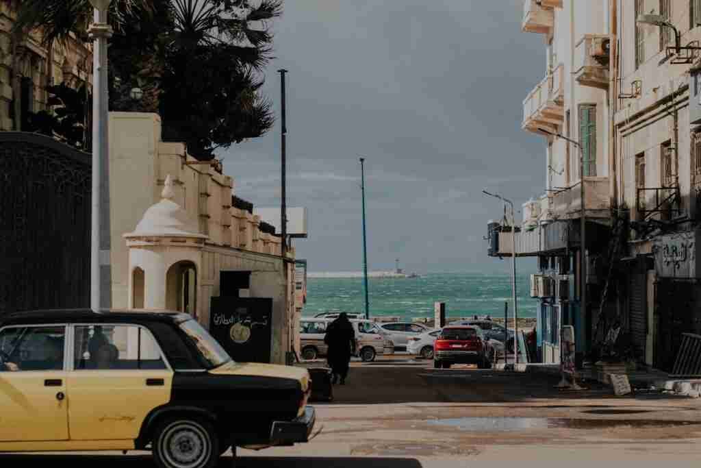 Alexandria, Sunny Street by the Sea in Egypt - Photo by fadi Ramzy