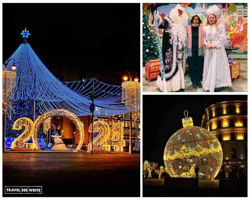 Moscow is the Christmas capital of the world, and celebrations here are a bit different and grander than in Western Europe.