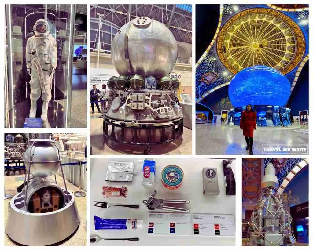 The Cosmos Pavilion museum consists of more than 120 examples of space and aviation vehicles