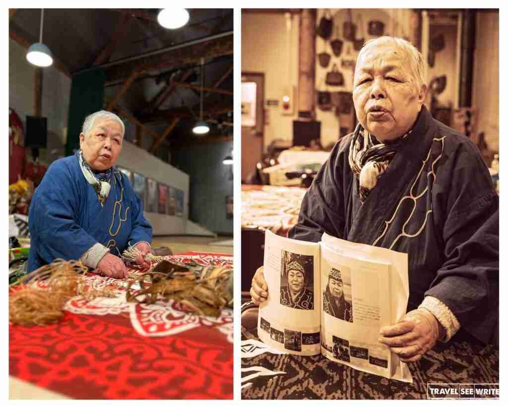 Miyako Sazaki San shared insights about how Ainu people and how they lived.