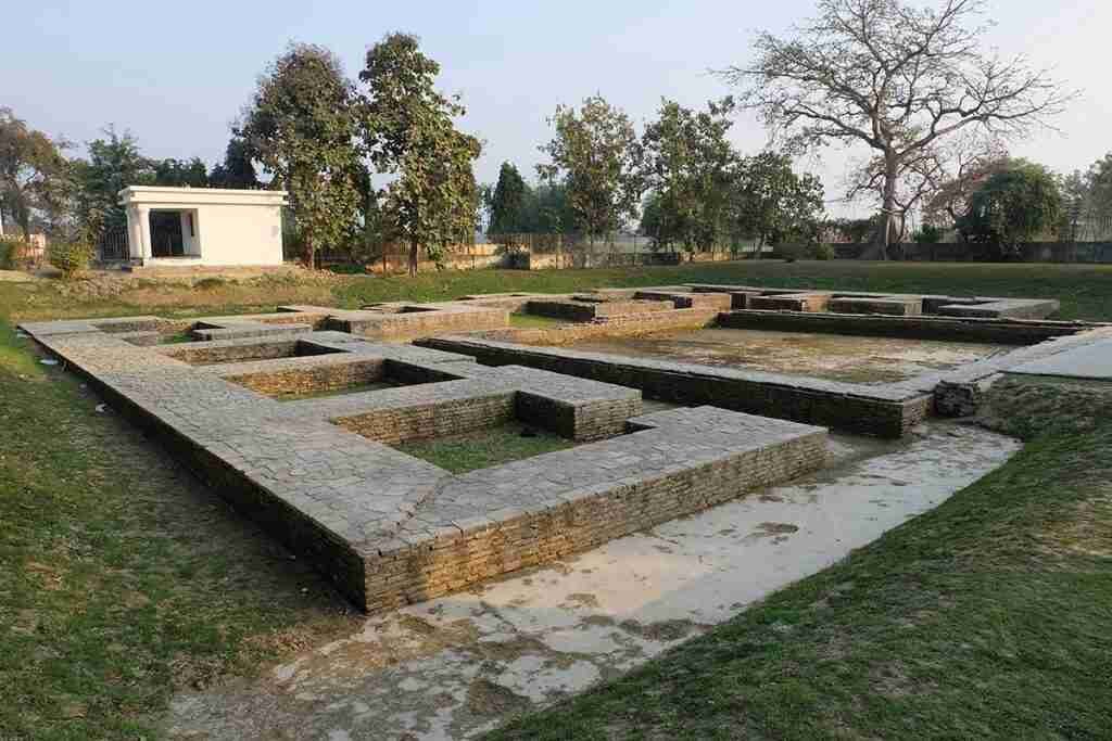 Around the Matha Kuar shrine in Kushinagar, India