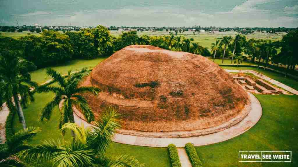 Gautam Buddha was believed to be cremated at Ramabhar Stupa site