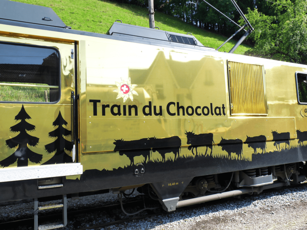 Chocolate Train IN Switzerland is a great attraction for both young people and adults.