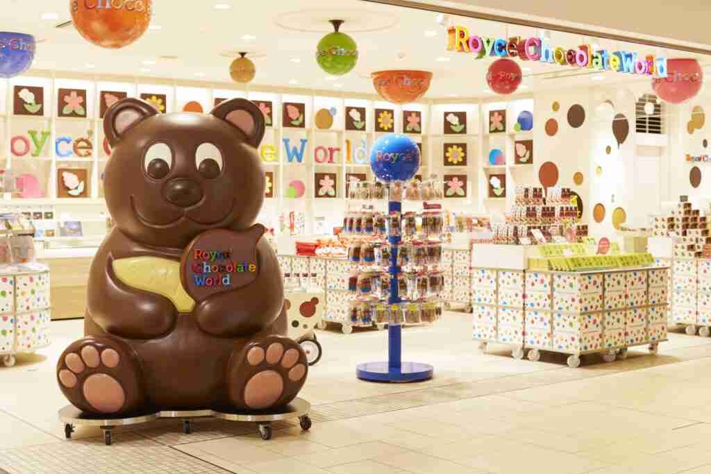 Royce’s Chocolate World in Sapporo, Japan, is one of the best places for chocolate lovers in the world