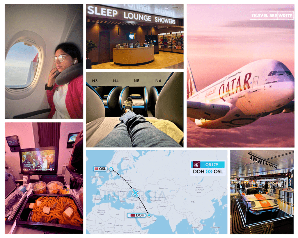 Qatar Airways flight experience and review on my Delhi to Iceland journey