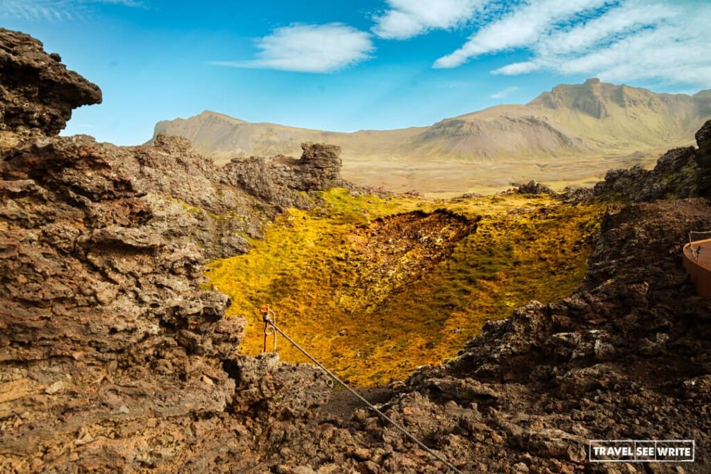 Saxhóll Crater felt like I was on Mars.