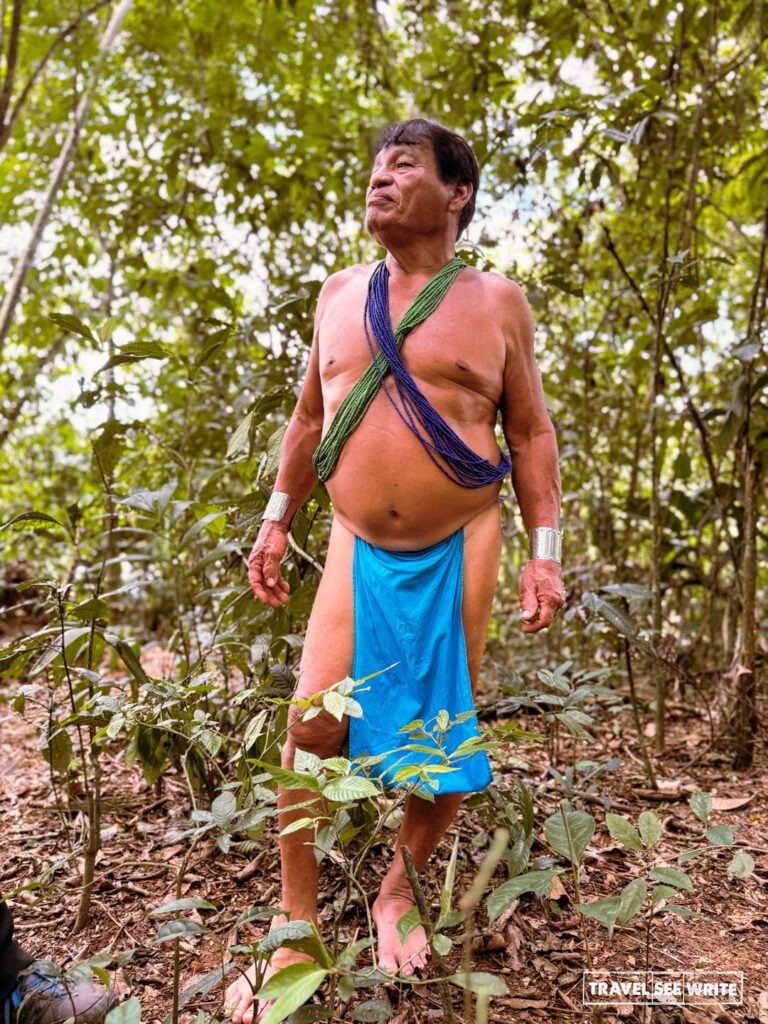 Indigenous people of Panama - Aceroy Barrigón, the Embera community’s botanist, showcased the rainforest flora used for medicinal purposes.