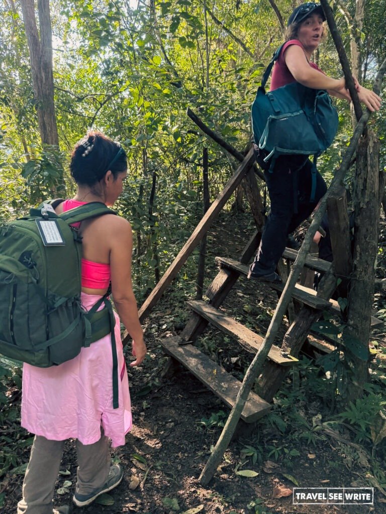 Some sections of Camino Real have been lost to the forest and some have been occupied by locals.