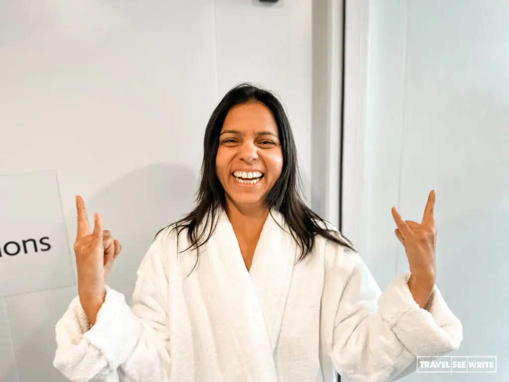 Me getting ready for the Polar Plunge.