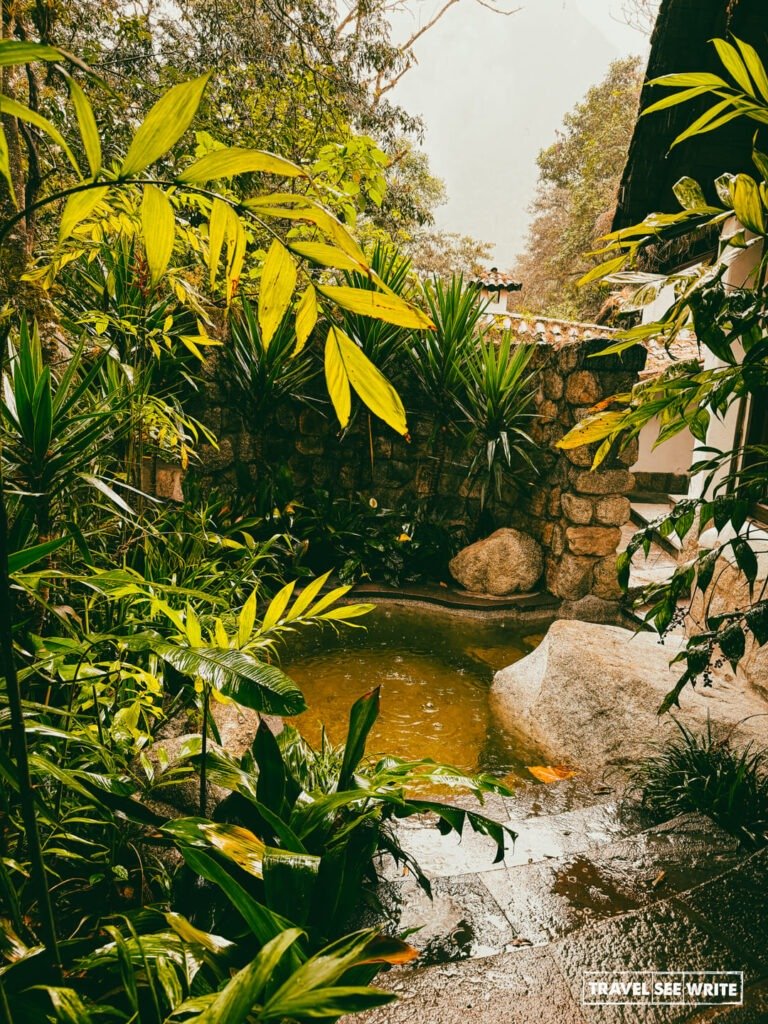 My Inkaterra suite door opened to a garden and outdoor tub