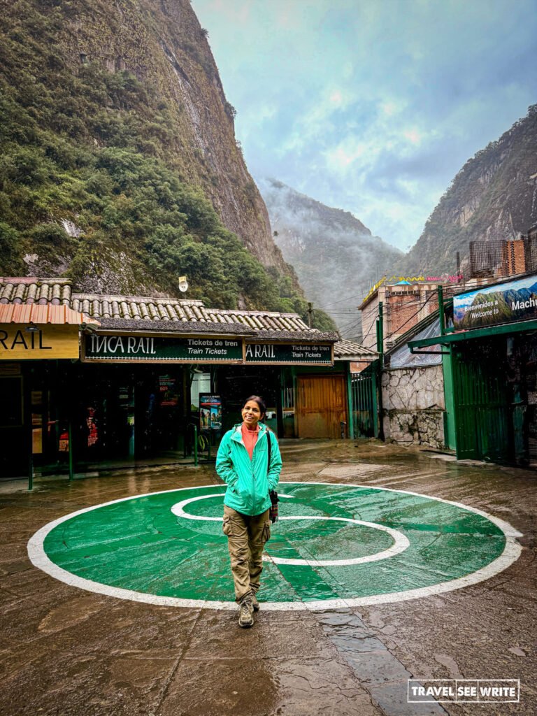 Machu Picchu town Train station