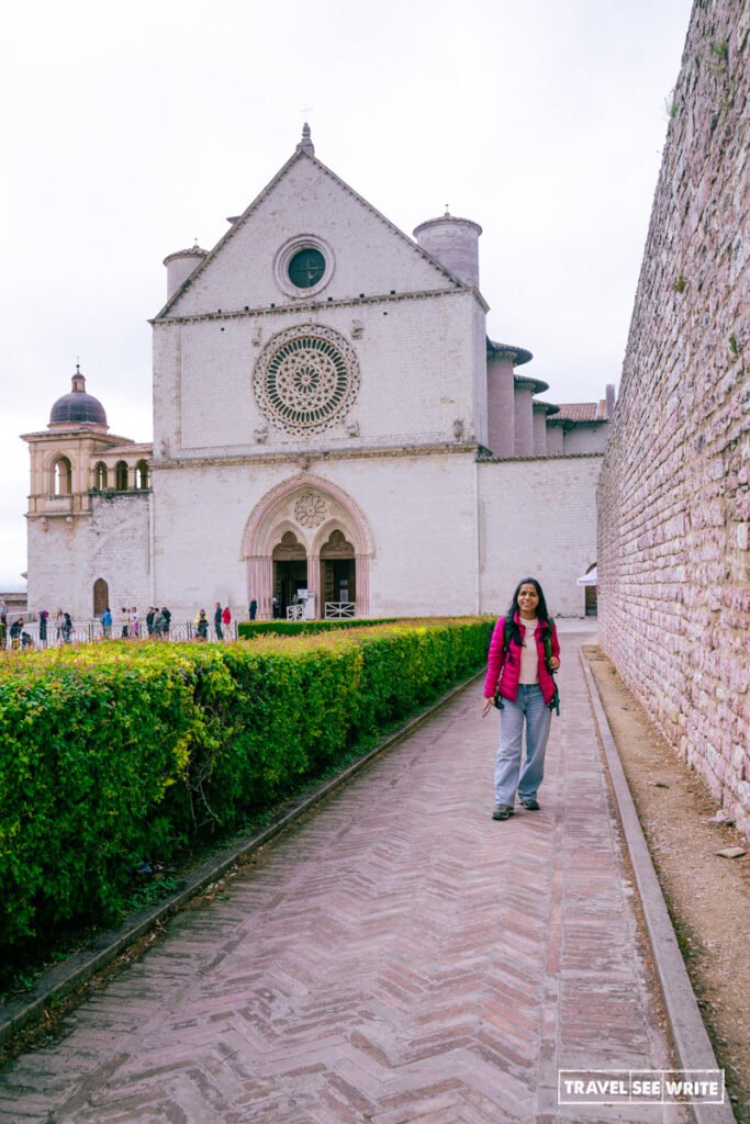 The Basilica of San Francesco d'Assisi is one of the most visited pilgrimage sites and historical landmarks in Umbria, Italy.