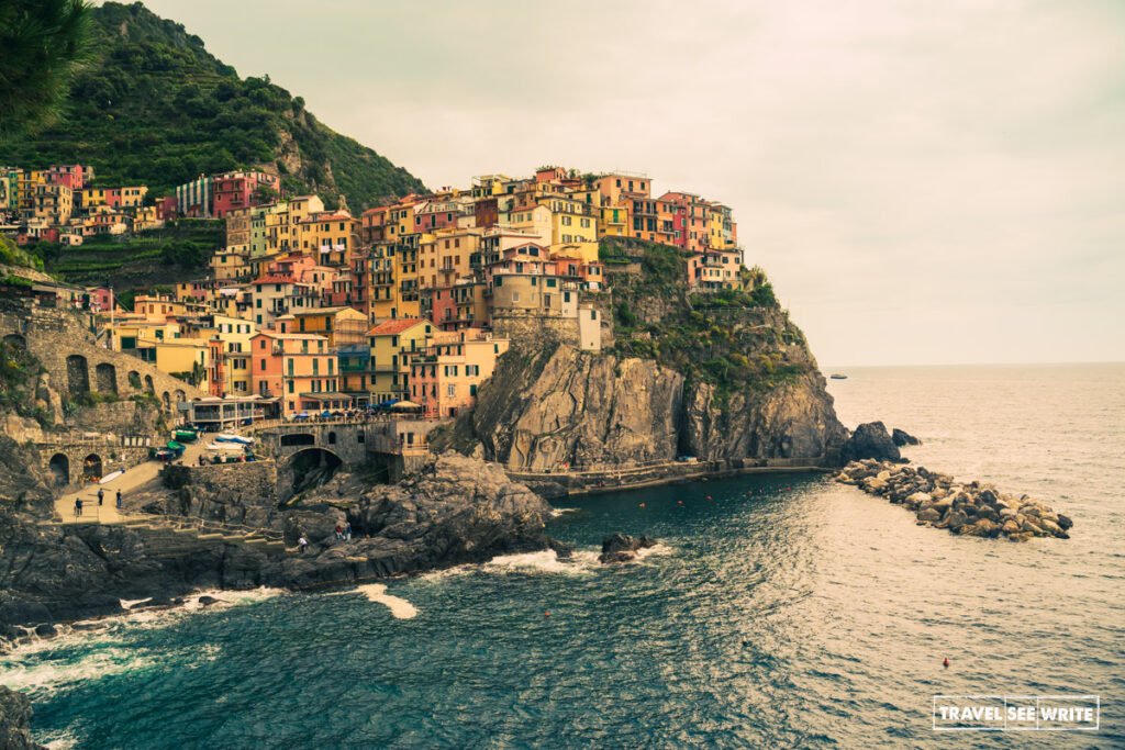 Manarola - One of the five villages of Cinque Terre, Italy