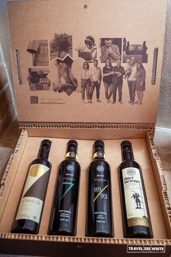 A family-owned olive oil mill - Frantoio Gaudenzi in Trevi, Umbria, Italy