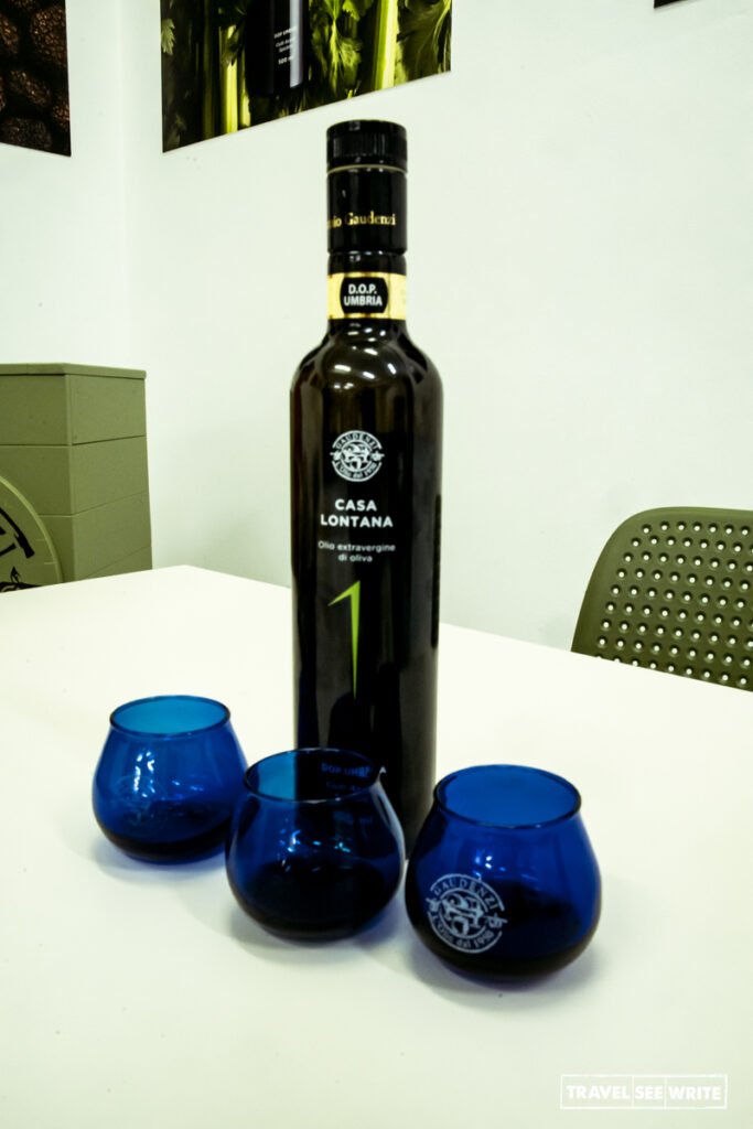 A family-owned olive oil mill - Frantoio Gaudenzi in Trevi, Umbria, Italy